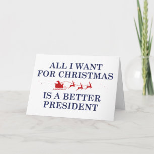 Christmas President Holiday Card