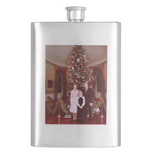 Christmas President James Jimmy Carter White House Hip Flask