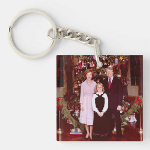 Christmas President James Jimmy Carter White House Key Ring