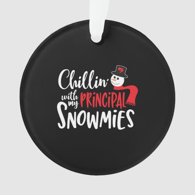 Christmas principal, principal design ornament (Front)
