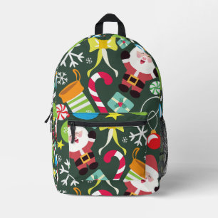 Christmas Printed Backpack