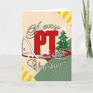 CHRISTMAS PT Physical Therapist Holiday Card