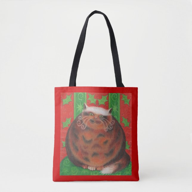 Christmas Pud all over tote bag (Front)