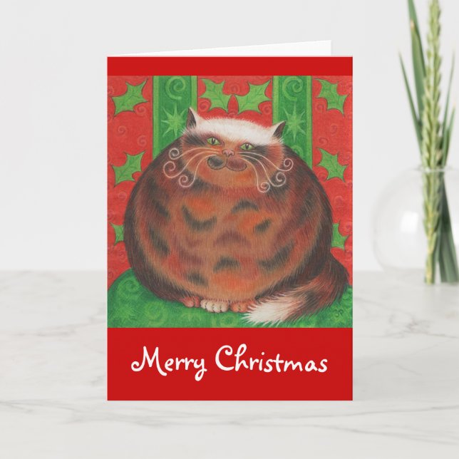Christmas Pud Merry Christmas greetings card (Front)