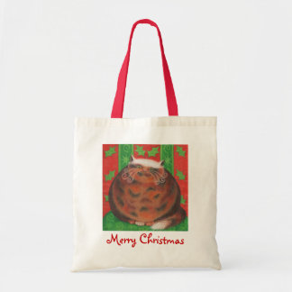 Christmas Pud 'Merry Christmas' tote bag
