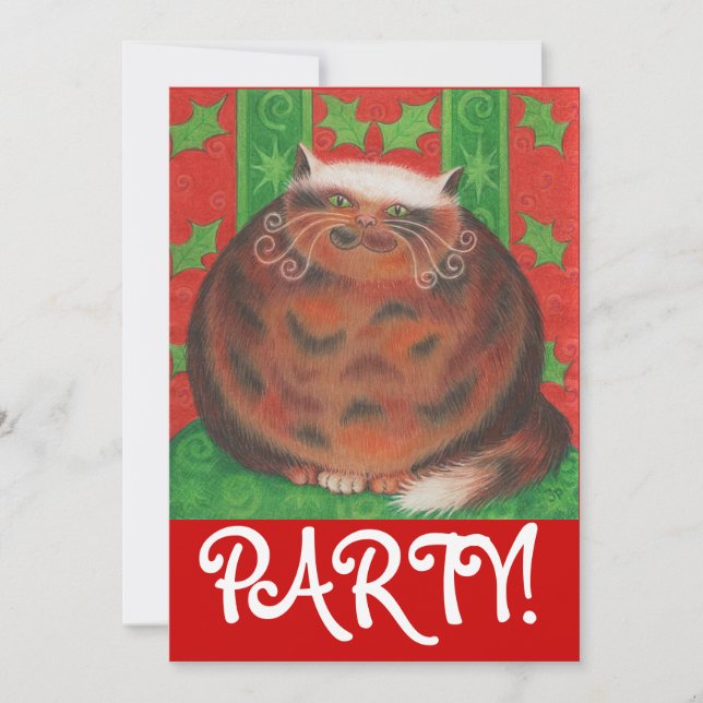 Christmas Pud party invitation (Front)
