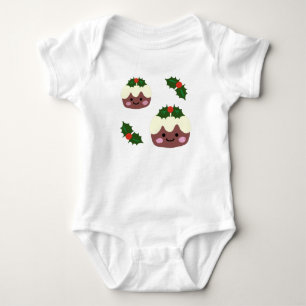 Christmas Pudding Baby Bodysuit