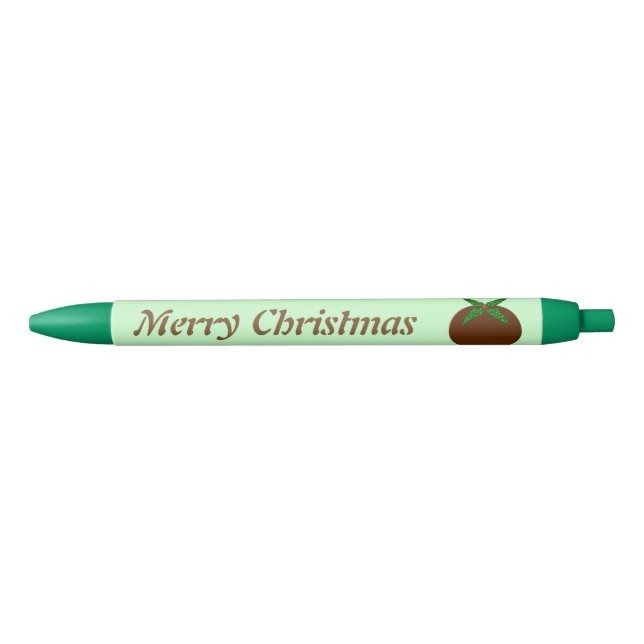 Christmas Pudding Custom Pen (Front)
