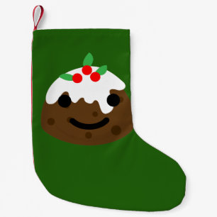 christmas pudding emoji small christmas stocking