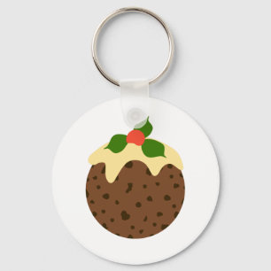 Christmas pudding key ring