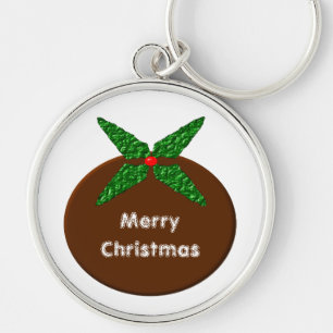 Christmas Pudding Keychain