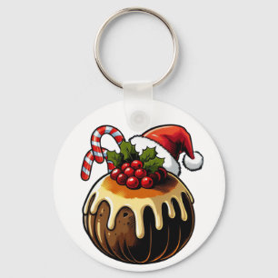 Christmas Pudding Keychain
