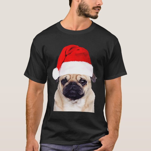 CHRISTMAS PUG 971 T-Shirt (Front)