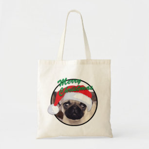Christmas Pug - Budget Tote