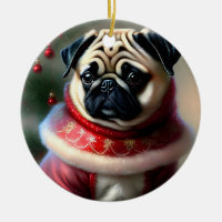 Christmas Pug