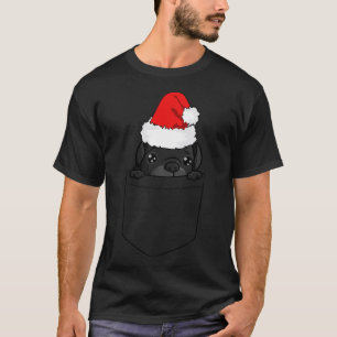 Christmas Pug Dog In Your Pocket Essential  273 T-Shirt