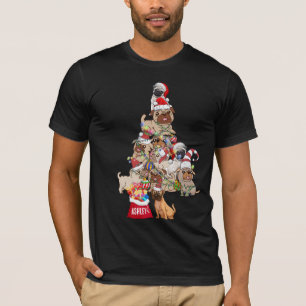Christmas Pug Dog Puppy Cute T-Shirt