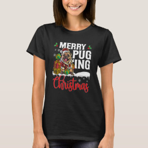 Christmas Pug Joke Merry Pugmas Xmas Dog T-Shirt
