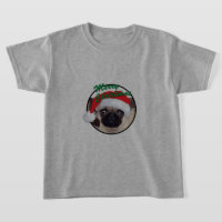 Christmas Pug - Kids' Basic T-Shirt