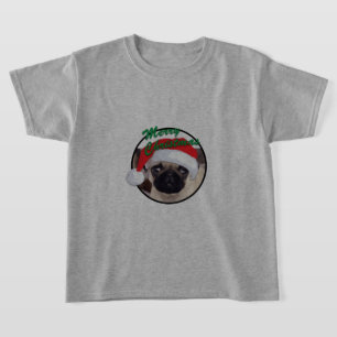 Christmas Pug - Kids' Basic T-Shirt