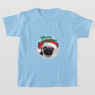 Christmas Pug - Kids' Basic T-Shirt