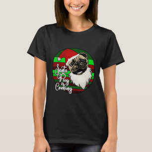 Christmas Pug Santa 219 T-Shirt