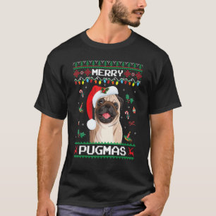 Christmas Pug Santa   for Pug   Merry Pugmas Xmas T-Shirt
