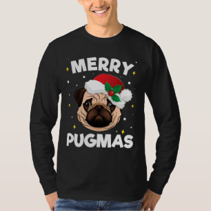 Christmas Pug Santa Gift for Pug Lover Merry Pugma T-Shirt