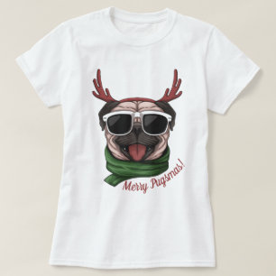 Christmas Pug T-Shirt