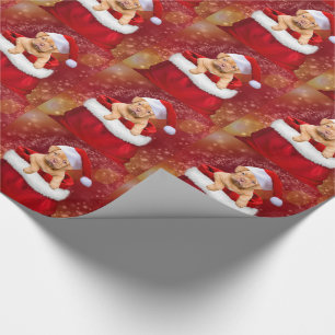 Christmas Puppies Wrapping Paper