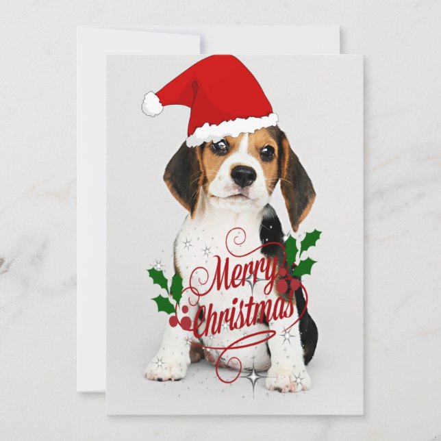 Christmas Puppy Card (Front)