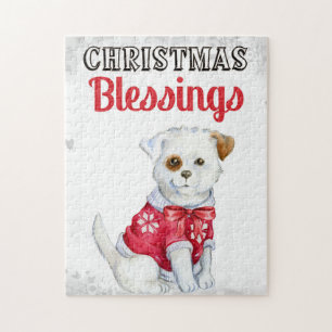 Christmas Puppy Jigsaw Puzzle