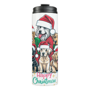 Christmas Puppy Love Thermal Tumbler
