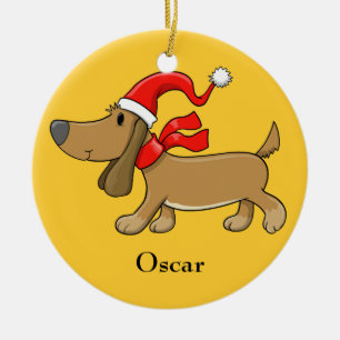 Christmas Puppy "Oscar" Ornament