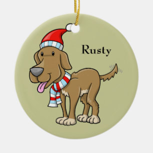 Christmas Puppy "Rusty" Ornament