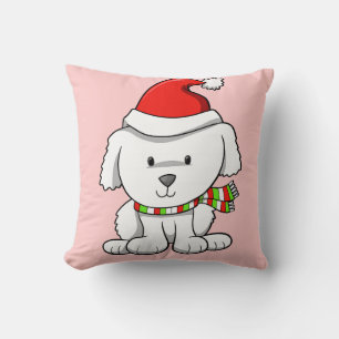 Christmas Puppy "Zoe" Pillow