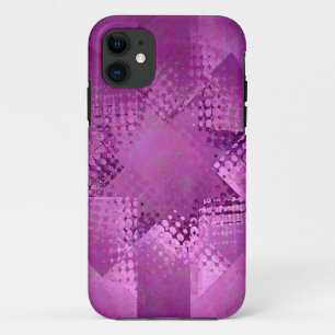 Christmas purple halftone star iphone 5 case