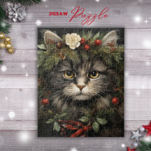Christmas Puzzle for Cat Lovers