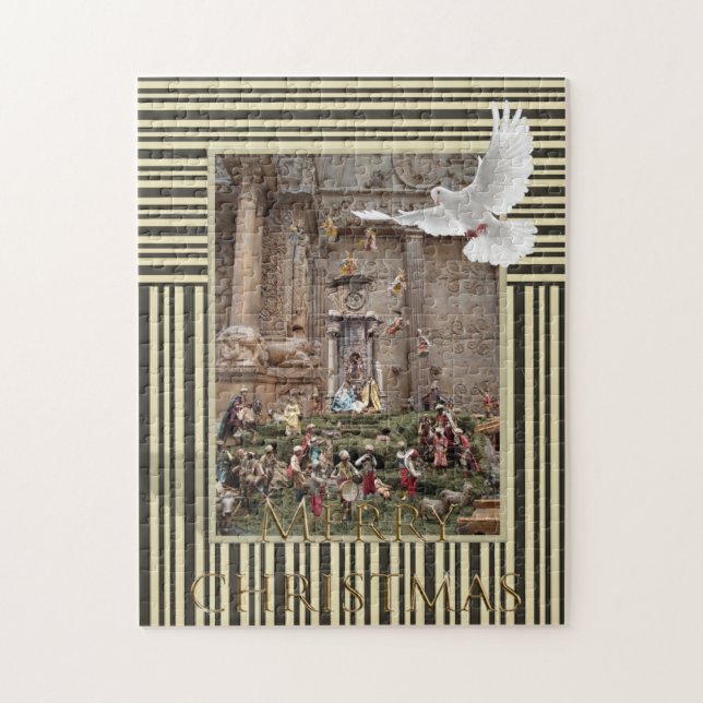 Christmas Puzzle Jesus Nativity (Vertical)