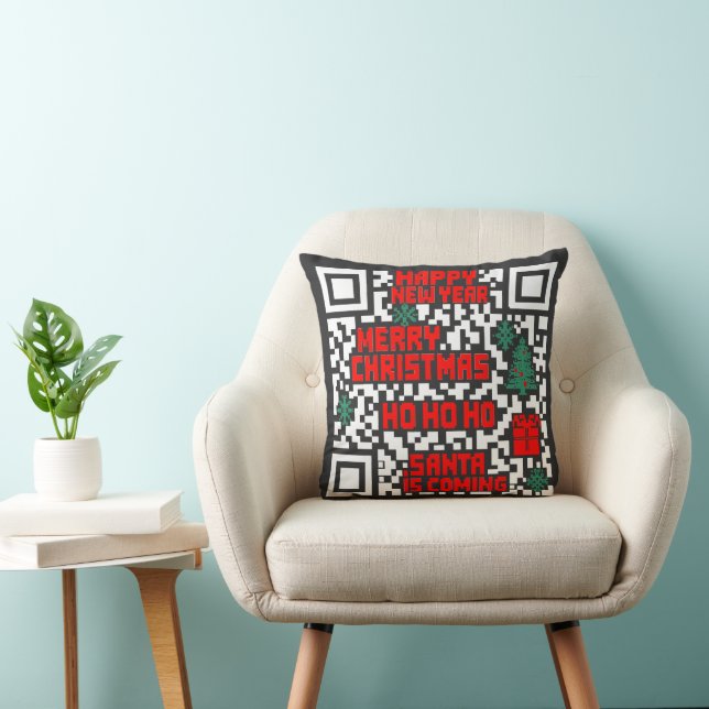 Christmas QR Code gift Cushion (Chair)