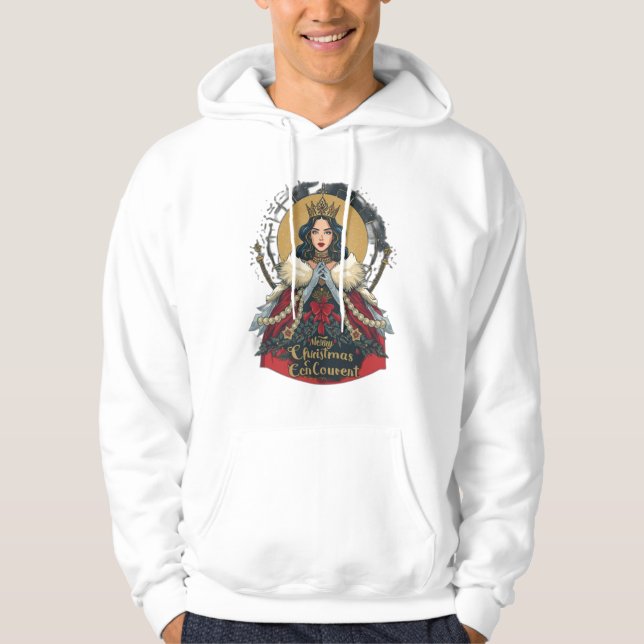 Christmas Queen in Her element Hoodie (Front)