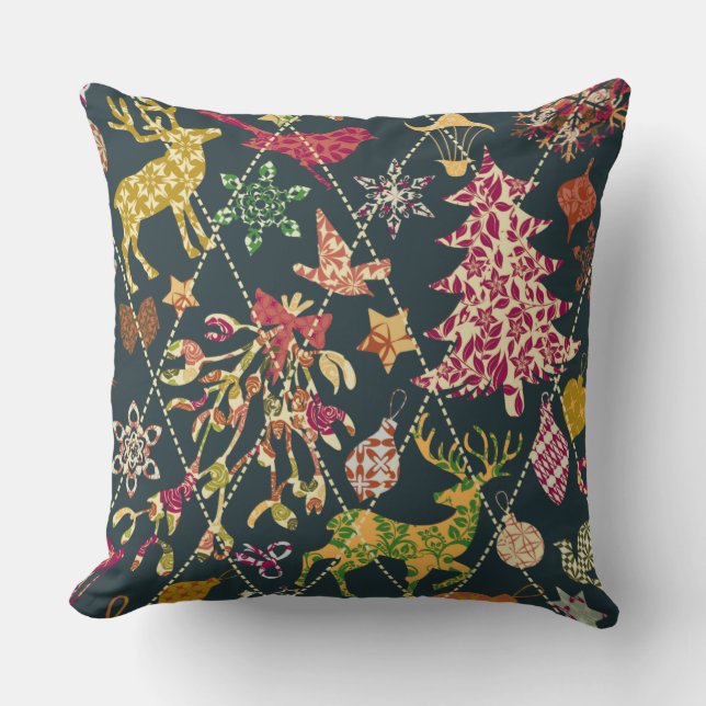 Christmas Quilt Cushion (Front)