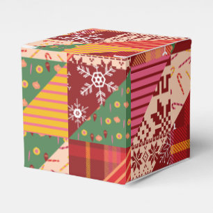 Christmas Quilt Favour Box