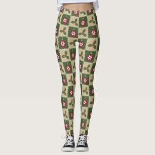 Christmas Quilt Leggings