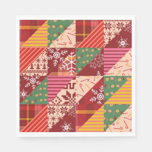 Christmas Quilt Napkin