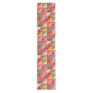 Christmas Quilt Short Table Runner