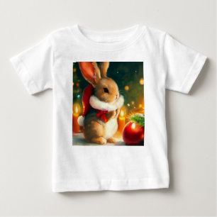 Christmas Rabbit 1 Baby T-Shirt
