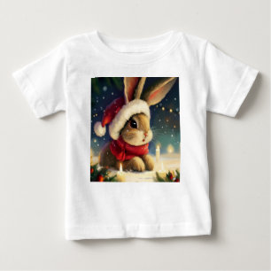 Christmas Rabbit 4 Baby T-Shirt