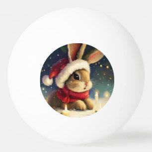 Christmas Rabbit (4) Ping Pong Ball