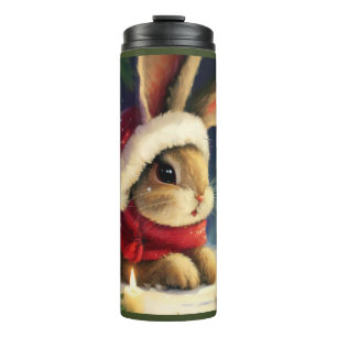 Christmas Rabbit 4 Thermal Tumbler